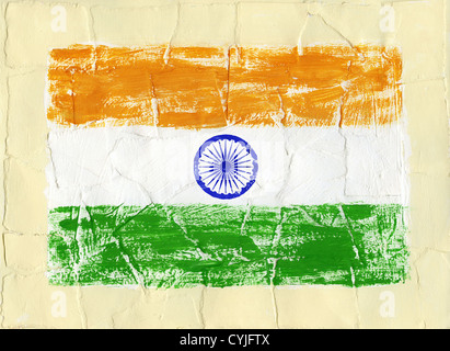 Hand draw sketch hand holding indian flag card background 9967430 Vector  Art at Vecteezy