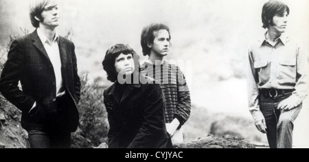 The Doors Us Rock Group With Jim Morrison About 1968 Stock Photo