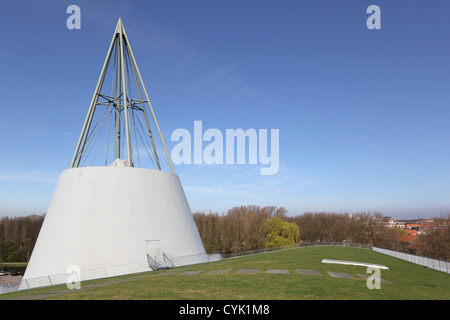 TU Delft Library, Delft, Netherlands. Architect: Mecanoo Architecten, 1997. Stock Photo