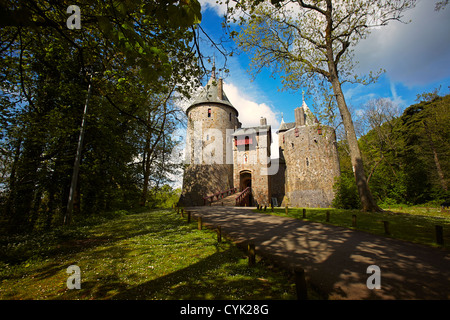 Castell Coch (the Red Castle), Tongwynlais, Wales, UK Stock Photo