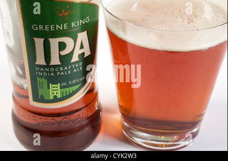 Greene King IPA (India Pale Ale) Stock Photo