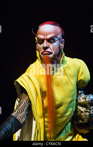 Cirque du Soleil actor performing KA in Las Vegas, Nevada. Stock Photo