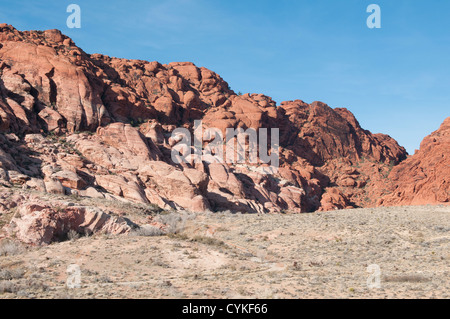 Red Rock Canyon National Conservation Area desert outside Las Vegas, Nevada. Stock Photo