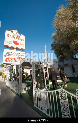 The A Little White Chapel wedding chapel Las Vegas, Nevada. Stock Photo