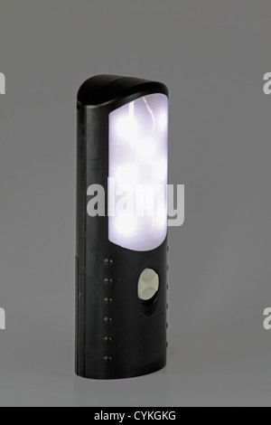 Rechargeable Torch with LED lights Stock Photo