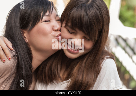 Japanese Grils Kissing