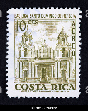 Costa Rican postage stamp Stock Photo