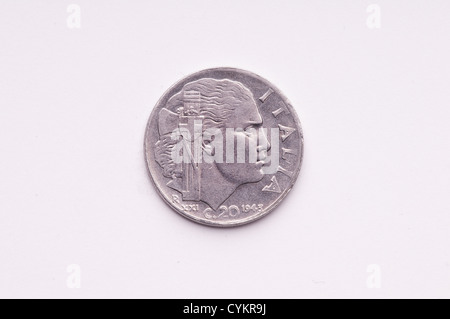 An italian  coin Stock Photo