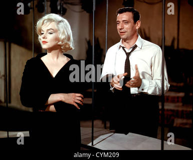 Marilyn Monroe; Yves Montand Let's Make Love 1960 Director: George Cukor Stock Photo