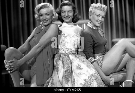 Marilyn Monroe, Betty Grable, Lauren Bacall 