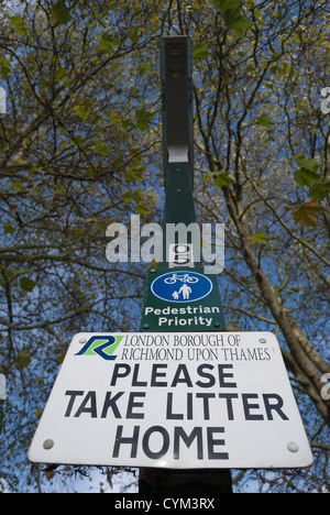 please take your litter home sign in Glencoe highlands scotland ...