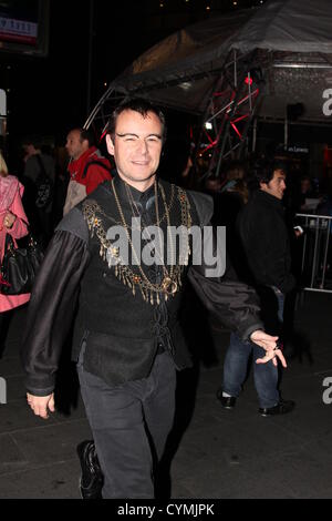 Local and national recognised celebrities attended the launch of Christmas at Liverpool ONE shopping centre in Liverpool, England on Wednesday, November 7, 2012. Former Coronation Street star Andrew Lancel attended the event to promote the upcoming pantomime Sleeping Beauty at the Echo Arena. Stock Photo
