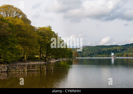 Lake Coniston Steam Launch Gondola Stock Photo