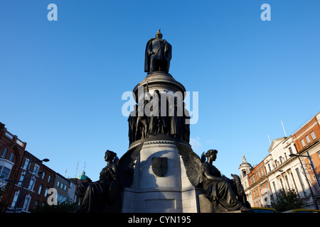 daniel oconnell statue o'connell street dublin republic of ireland Stock Photo