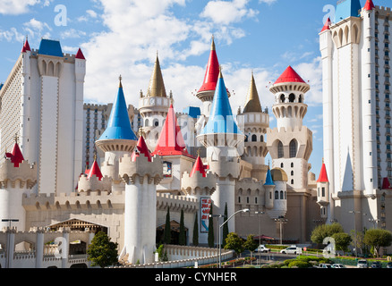 Excalibur Hotel, Las Vegas Stock Photo