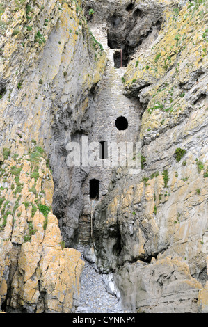 Culver Hole Port Eynon Gower  Peninsula Glamorgan Wales Cymru UK GB Stock Photo