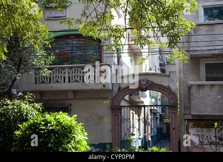 Architecture in La Condesa in Mexico City DF Stock Photo