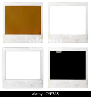 polaroid photo frames set Stock Photo