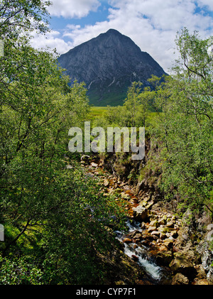 The conical summit of Buachaille Etive Mor Glencoe The Highlands ...