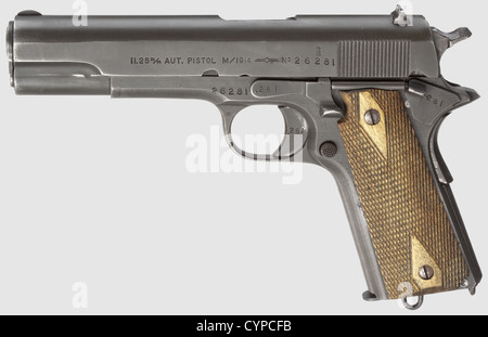 Colt Kongsberg Mod.1914,Wehrmacht,cal..45 ACP,no.30100.Matching numbers ...