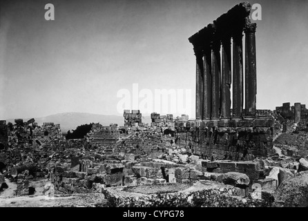 Temple of Jupiter, Baalbek, Syria Stock Photo