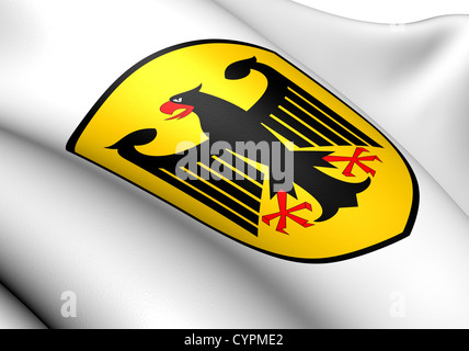Germany Coat of Arms. Close Up. Stock Photo