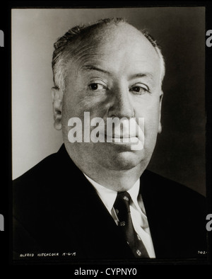 Alfred Hitchcock, Portrait, 1958 Stock Photo