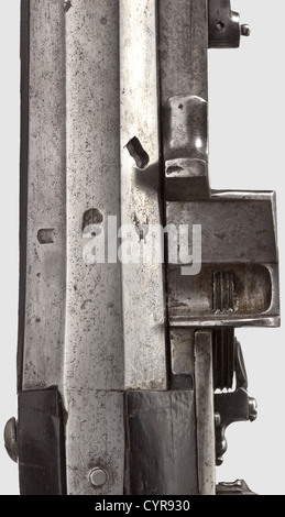 A rare combination match and wheellock musket,German circa 1630. Two ...