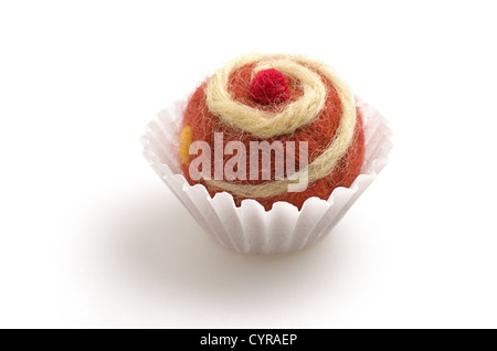 colorful felt praline Stock Photo