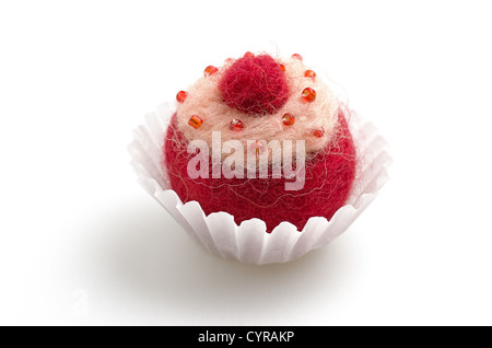 colorful felt praline Stock Photo