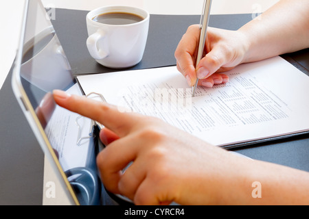 Female doctor using digital tablet Stock Photo