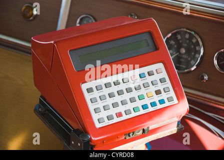 Close-up of a bus ticket machine, Valletta, Malta Stock Photo