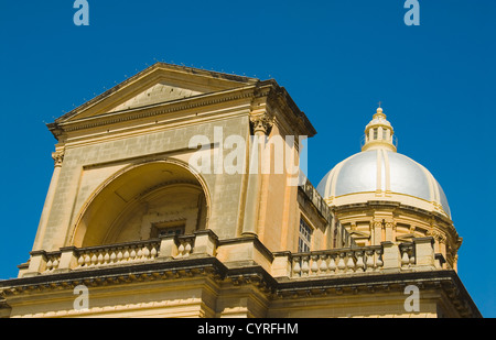 High section view of a church, Malta Stock Photo