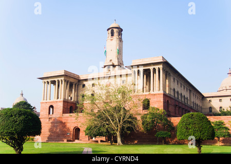 Facade of a government building, Rashtrapati Bhavan, New Delhi, India ...