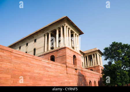 Low angle view of a government building, Rashtrapati Bhavan, New Delhi, India Stock Photo