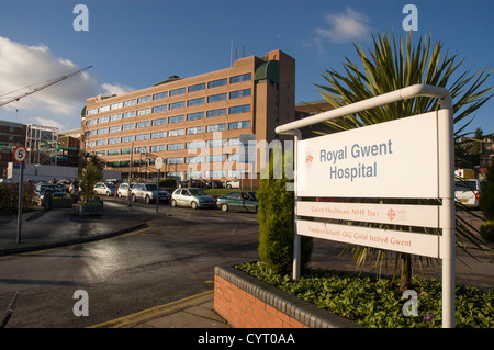 Royal Gwent Hospital, Newport Gwent South Wales Stock Photo - Alamy