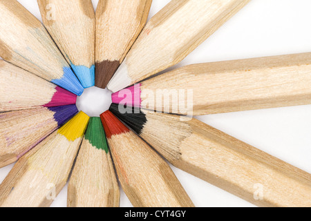 Wooden pencils Stock Photo