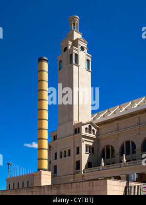 Barcelona Olympic Stadium at Montjuic Barcelona Spain built in 1927 and renovated for the 1992 Olympic games Stock Photo
