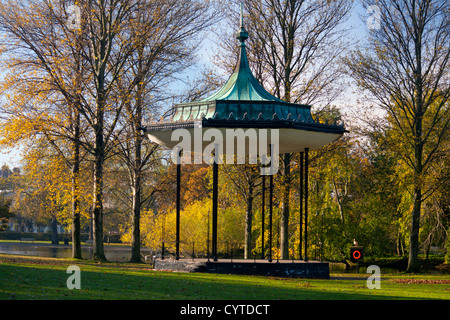 Bandstand at the Regent's Park in autumn London England UK Stock Photo