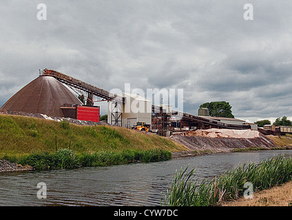 Rock salt mine Winsford Cheshire Stock Photo