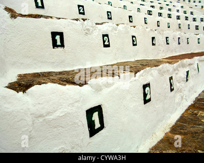 Seat numbers Stock Photo