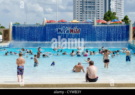 Wet'n Wild water theme amusement park, Orlando, Florida. Stock Photo