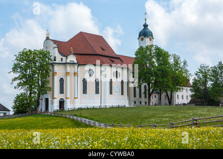 Wies Church - UNESCO World Heritage site, Germany Stock Photo