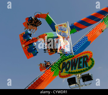 A fun fair ride Stock Photo