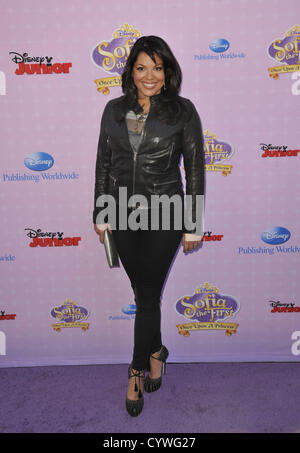 Nov. 10, 2012 - Los Angeles, California, U.S. - Sara Ramirez Attending The Los Angeles Premiere of ''Sofia The First: Once Upon A Princess'' held at the Walt Disney Studios in Burbank, California on November 10, 2012. 2012(Credit Image: © D. Long/Globe Photos/ZUMAPRESS.com) Stock Photo