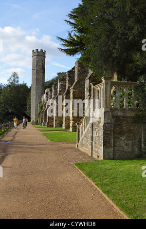 Battle Abbey UK. Site of the Norman Conquest Battle of Hastings 1066 Stock Photo