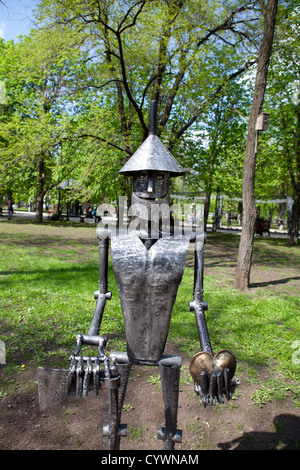 The park of Forged Figures, Donetsk, Ukraine Stock Photo