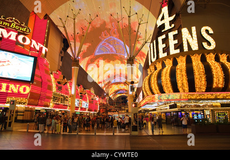 Fremont Street Experience, Las Vegas Stock Photo