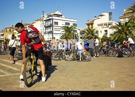 -Cambrils Gold Coast- Tarragona, Catalonia, Spain. Stock Photo