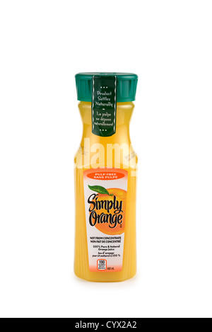 Orange Juice, Bottle of Pulp Free Stock Photo